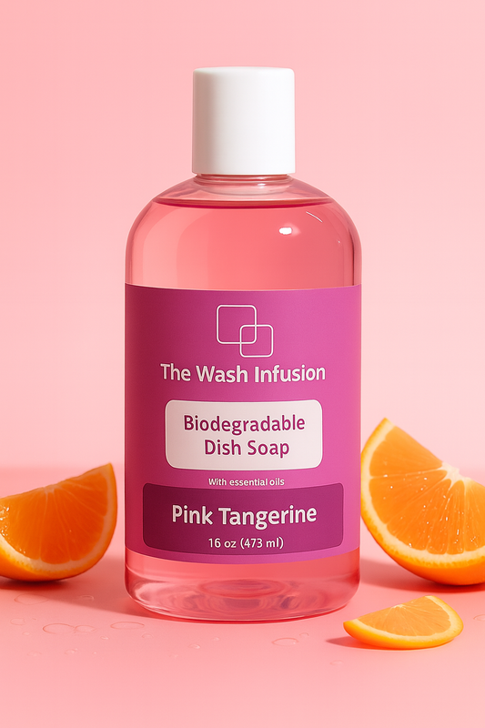 Biodegradable Dish Soap - Pink Tangerine
