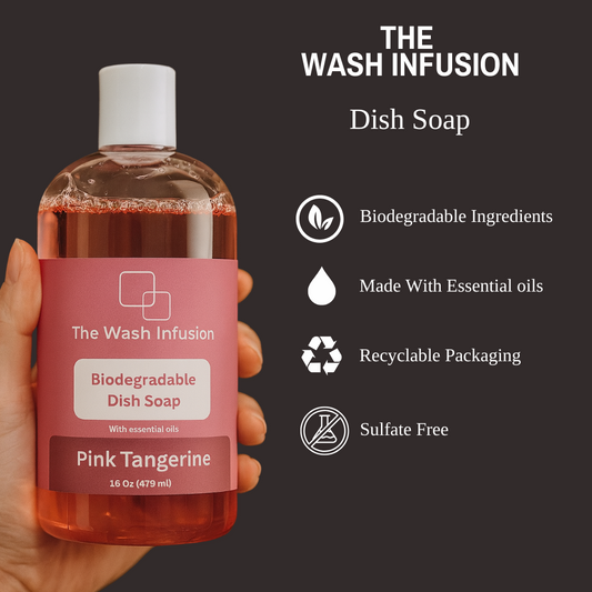 Biodegradable Dish Soap - Pink Tangerine
